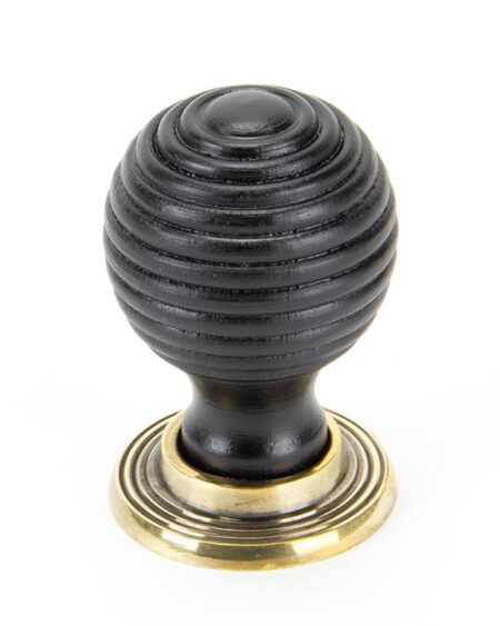 Ebony and AB Beehive Cabinet Knob 38mm | 83872