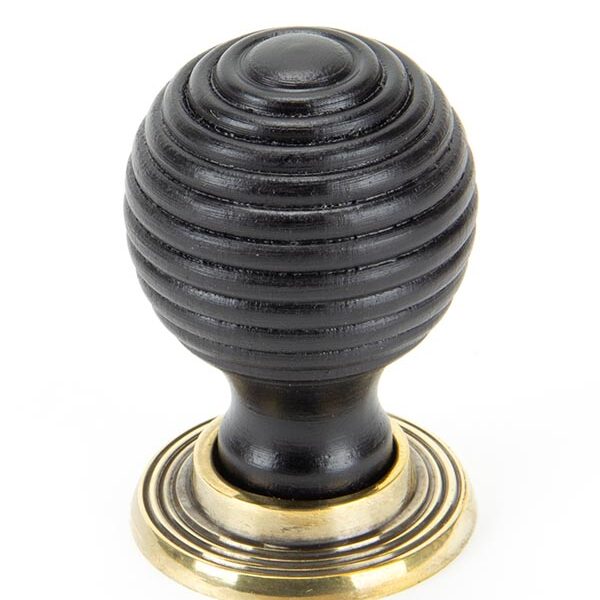 Ebony and AB Beehive Cabinet Knob 38mm | 83872