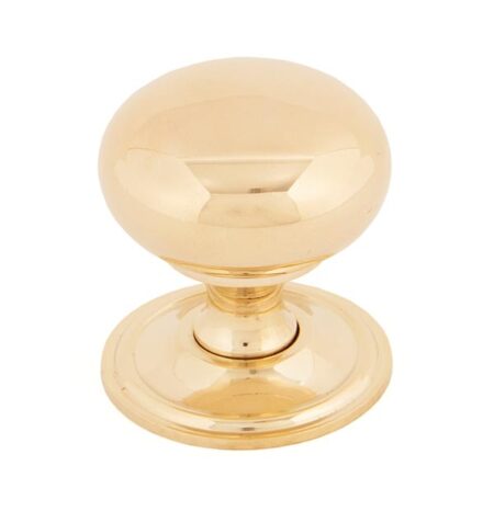 Polished Brass Mushroom Cabinet Knob 38mm | 83877