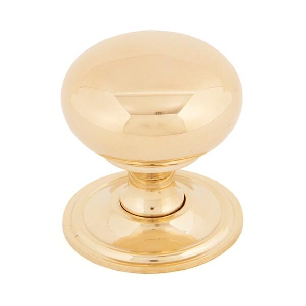 Polished Brass Mushroom Cabinet Knob 38mm | 83877