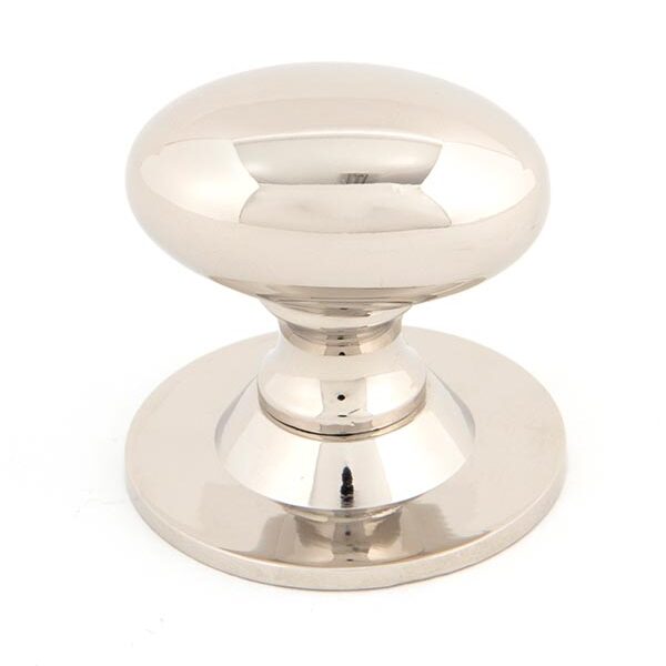 Polished Nickel Oval Cabinet Knob 40mm | 83880