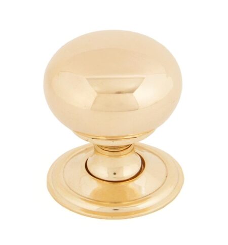 Polished Brass Mushroom Cabinet Knob 32mm | 83883