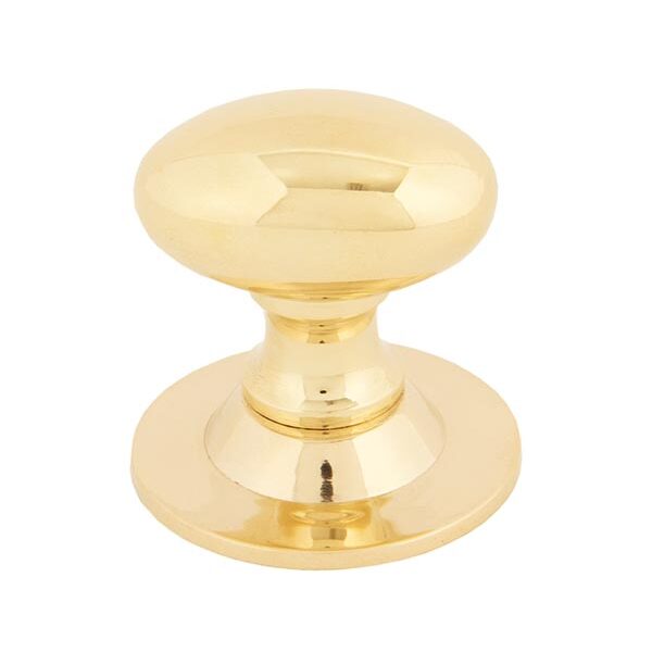 Polished Brass Oval Cabinet Knob 33mm | 83885