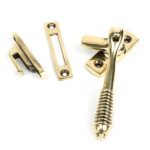 Aged Brass Locking Reeded Fastener | 83917
