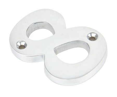 Satin Chrome Numeral 8 | 83928