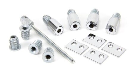From the Anvil Polished Chrome Secure Stops (Pack of 4)