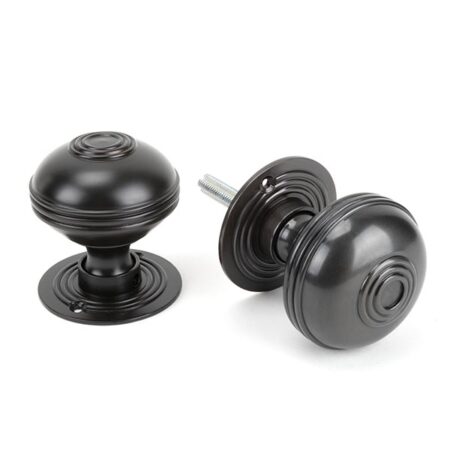 Aged Bronze 63mm Prestbury Mortice/Rim Knob Set | 83946