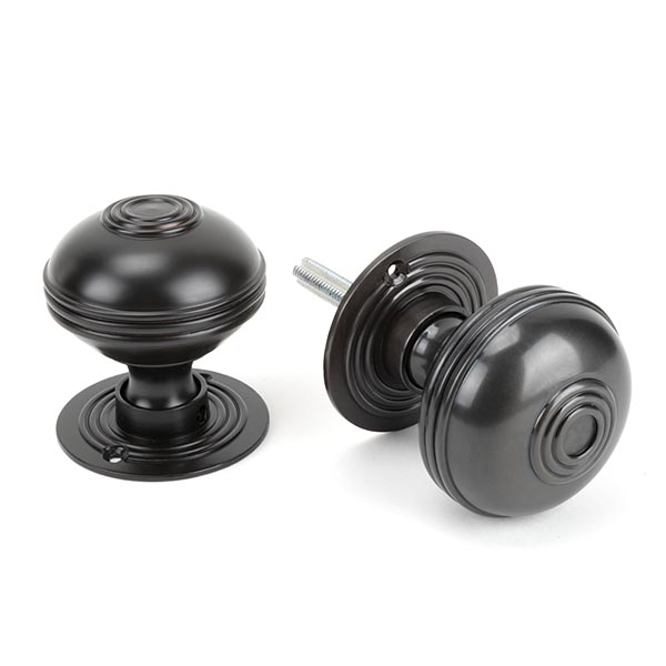 Aged Bronze 63mm Prestbury Mortice/Rim Knob Set | 83946