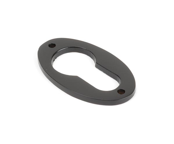Aged Bronze Oval Euro Escutcheon | 83949