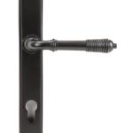 Aged Bronze Reeded Slimline Lever Espag. Lock Set | 83952