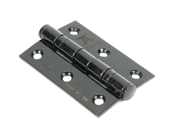 Black 3" Ball Bearing Butt Hinge (Pair) ss | 90022