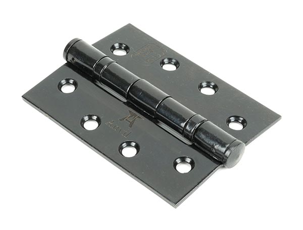 Black 4" Ball Bearing Butt Hinge (Pair) ss | 90023