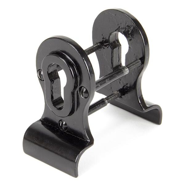 Black 50mm Euro Door Pull (Back to Back fixings) | 90039