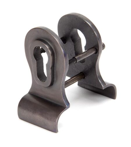 Aged Bronze 50mm Euro Door Pull (Back to Back fixings) | 90067