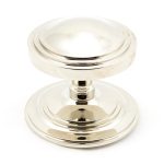 Polished Nickel Art Deco Centre Door Knob | 90068