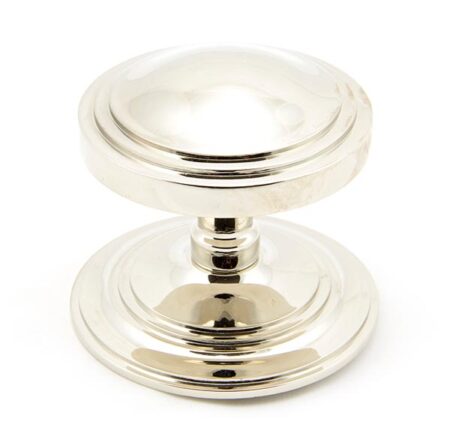 Polished Nickel Art Deco Centre Door Knob | 90068