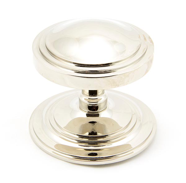 Polished Nickel Art Deco Centre Door Knob | 90068