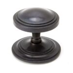 Aged Bronze Art Deco Centre Door Knob | 90072