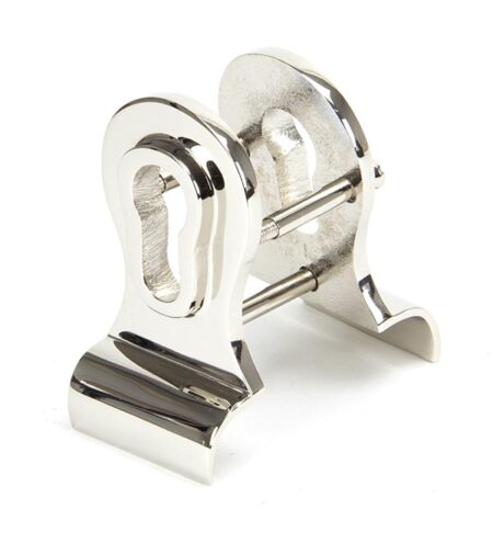 From the Anvil Polished Nickel 50mm Euro Door Pull (Back to Back fixings)