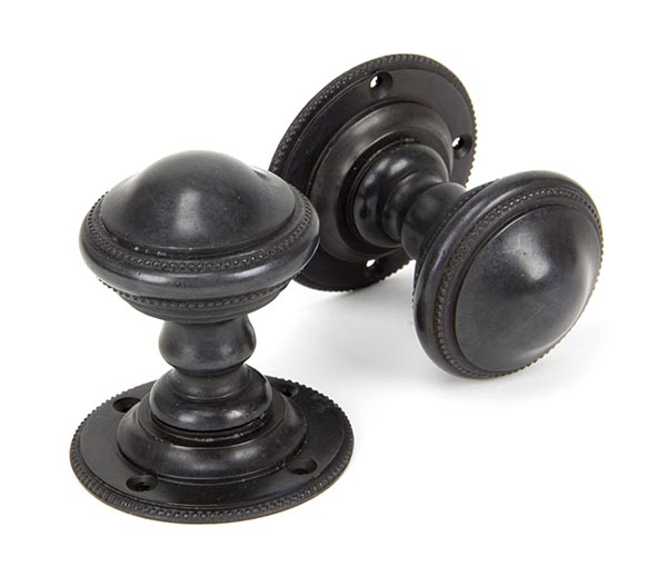 Aged Bronze Brockworth Mortice Knob Set | 90295