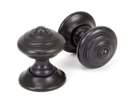 Aged Bronze Elmore Concealed Mortice Knob Set | 90297