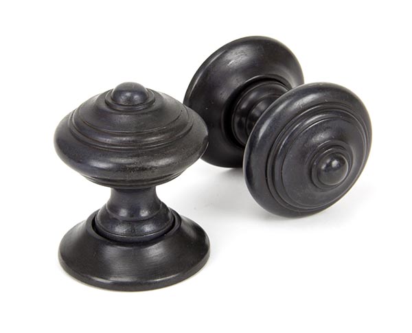 Aged Bronze Elmore Concealed Mortice Knob Set | 90297
