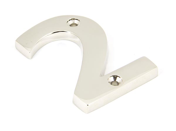 Polished Nickel Numeral 2 | 90312