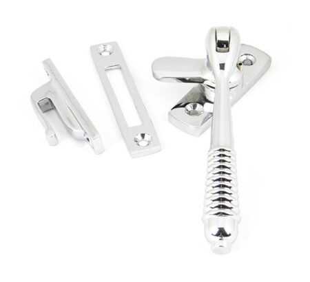 Polished Chrome Locking Reeded Fastener | 90329