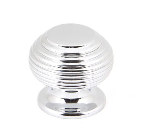 From the Anvil Polished Chrome Beehive Cabinet Knob 30mm