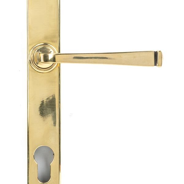 Aged Brass Avon Slimline Lever Espag. Lock Set | 90354