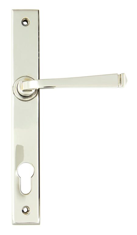 Polished Nickel Avon Slimline Lever Espag. Lock Set | 90356