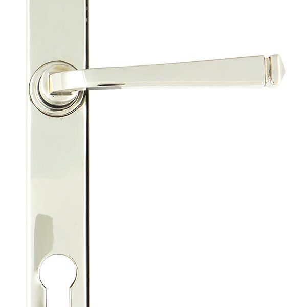 Polished Nickel Avon Slimline Lever Espag. Lock Set | 90356