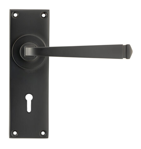 Aged Bronze Avon Lever Lock Set | 90361