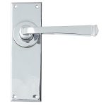 Polished Chrome Avon Lever Latch Set | 90363