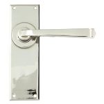 Polished Nickel Avon Lever Latch Set | 90364