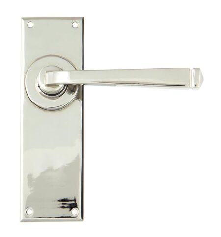 Polished Nickel Avon Lever Latch Set | 90364