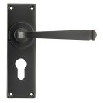 Aged Bronze Avon Lever Euro Lock Set | 90373
