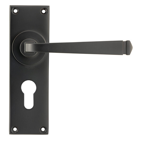 Aged Bronze Avon Lever Euro Lock Set | 90373