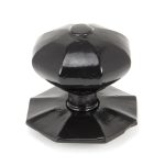 Black Octagonal Centre Door Knob - Internal | 90382