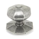 Pewter Octagonal Centre Door Knob - Internal | 90383