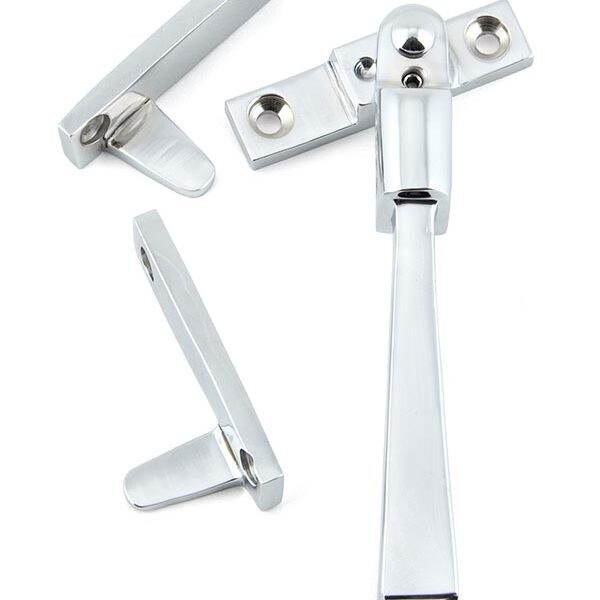 Polished Chrome Night-Vent Locking Avon Fastener | 90412