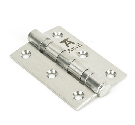 Satin SS (304) 3" Ball Bearing Butt Hinge (pair) | 91038