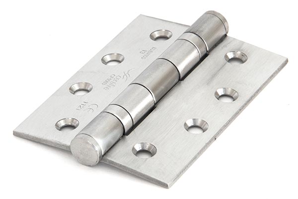 Satin SS (304) 4" Ball Bearing Butt Hinge (pair) F/R | 91039