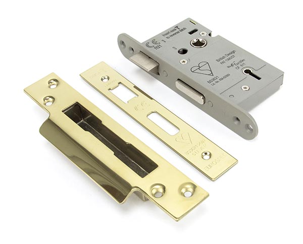 PVD 2½" BS Heavy Duty Sash Lock | 91056