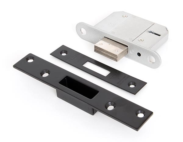 Black 2½" 5 Lever BS Dead Lock | 91058