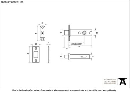 Satin SS 3" Heavy Duty Tubular Deadbolt | 91100 - Image 2