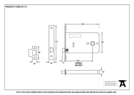 PVD 5" Horizontal Latch | 91113 - Image 2