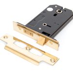 PVD 5" Horizontal Bathroom Lock | 91114