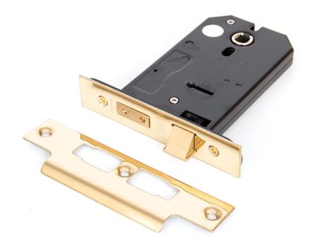 PVD 5" Horizontal 3 Lever Sash Lock | 91115