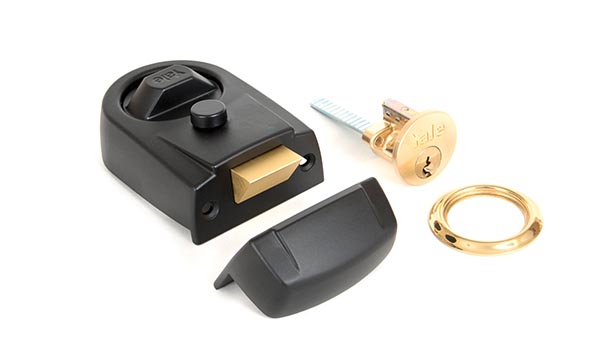 Black Modern Case Night Latch | 91118